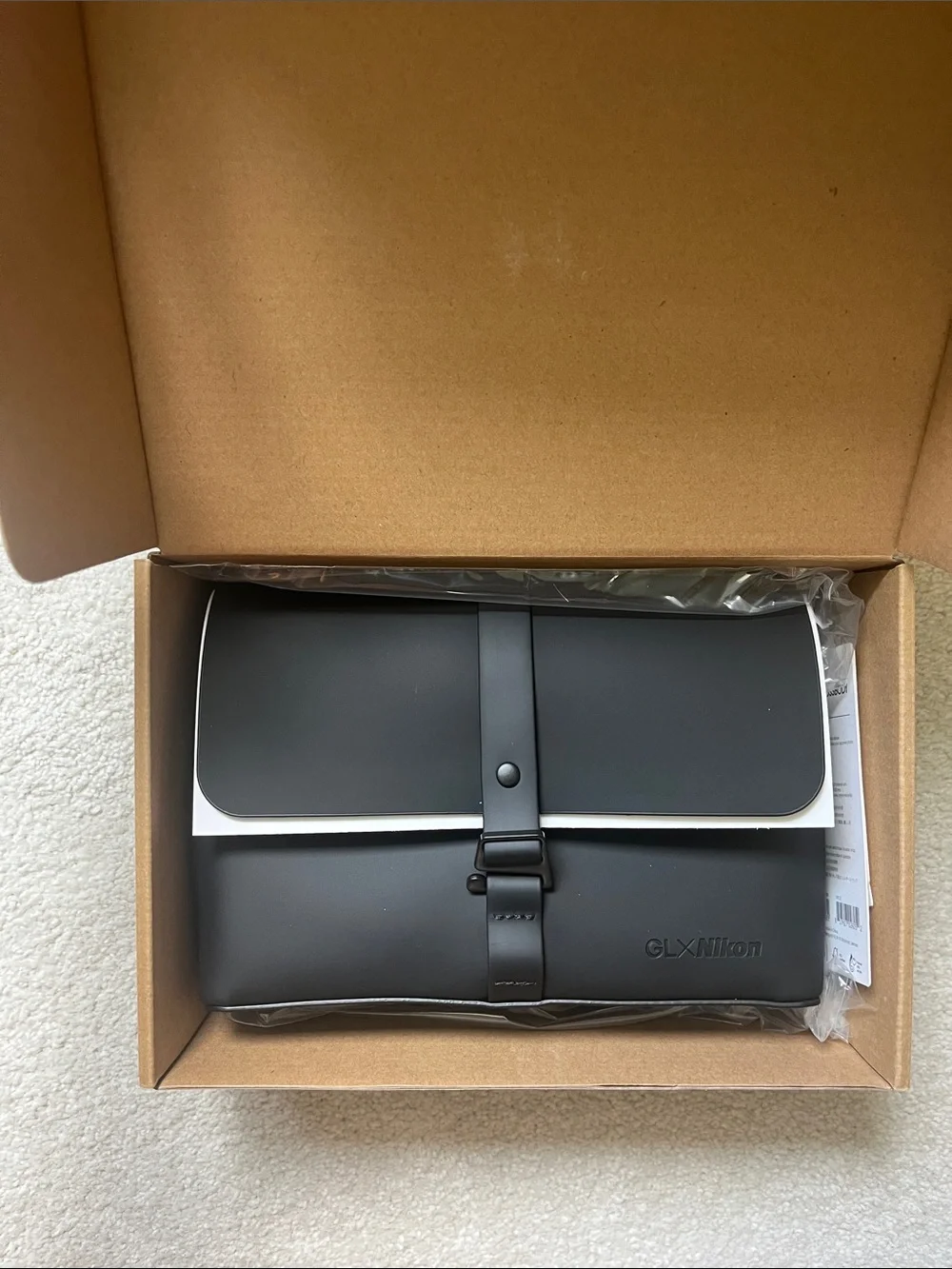GL x Nikon Black Crossbody Camera Bag with Strap